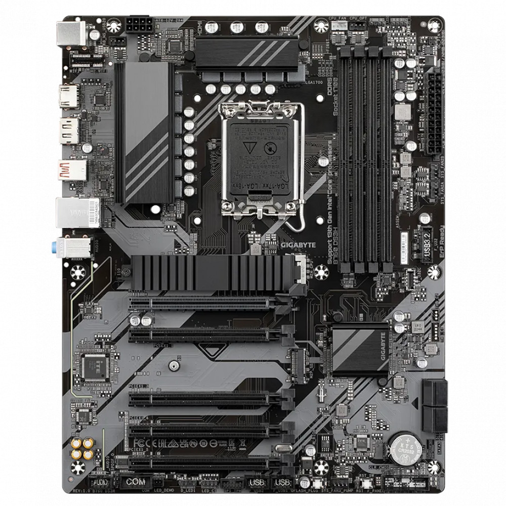 Материнская плата Gigabyte B760 DS3H ATX, LGA 1700 — фото товара