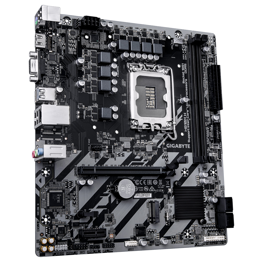 Материнская плата Gigabyte H810M H Micro-ATX, LGA 1851 - миниатюра 2