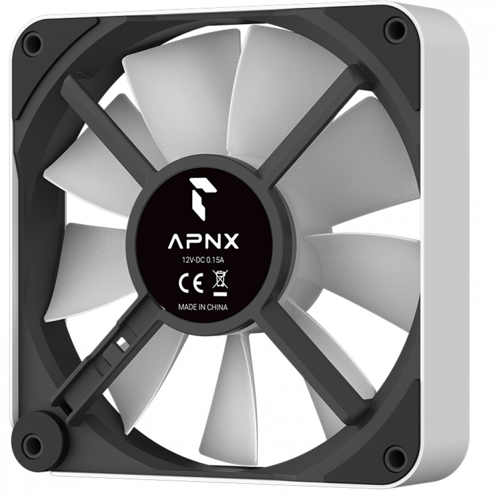 Система охлаждения Aerocool APNX FP2-120 WH ARGB FP2-120 PWM ARGB WH Для системного блока - миниатюра 2