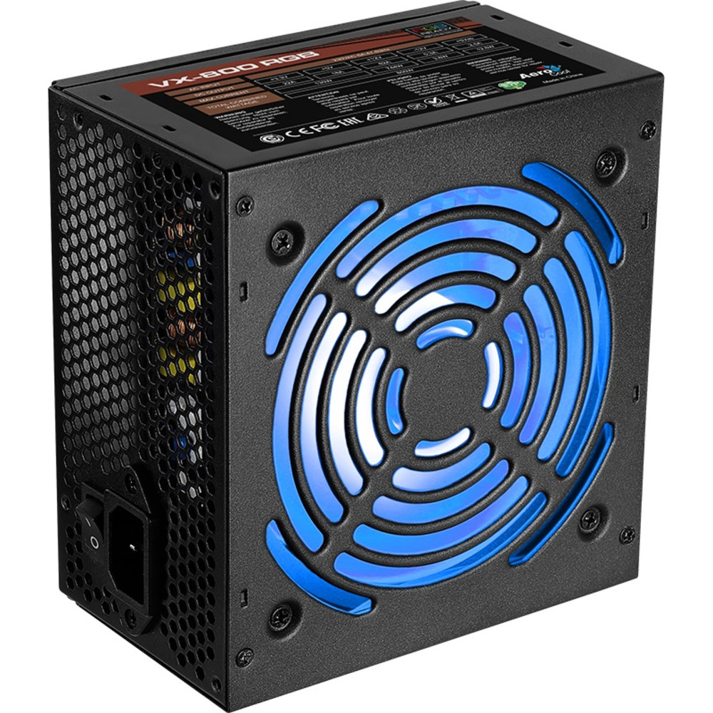 Блок питания Aerocool VX PLUS 800 RGB 800 Вт - миниатюра 3