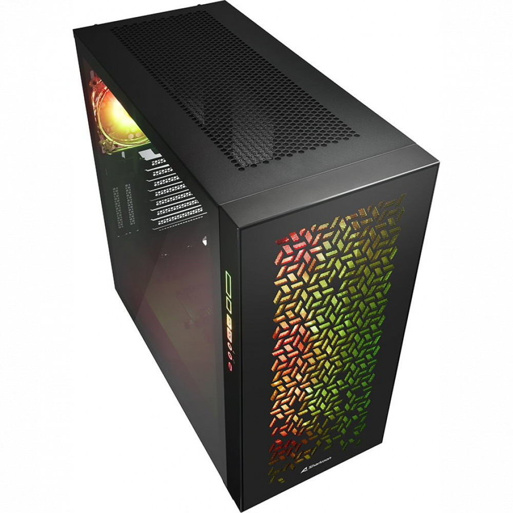 Корпус Sharkoon ELITE SHARK CA300H BLACK ELITE SHARK CA300H Bk Full-Tower - миниатюра 3