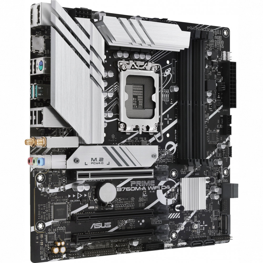 Материнская плата Asus Prime B760M-A WIFI D4 90MB1CX0-M0EAY0 Micro-ATX, LGA 1700 - миниатюра 5