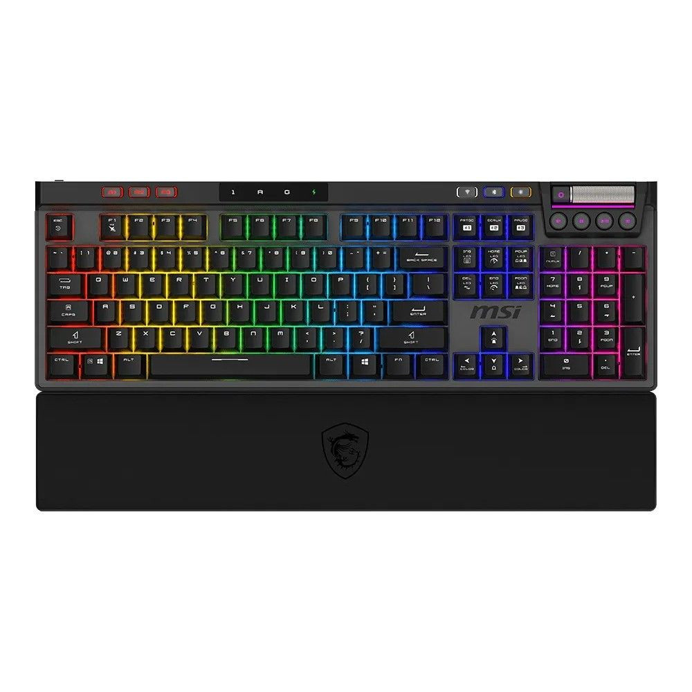 Клавиатура MSI STRIKE PRO W SILENT RU Беспроводная, Bluetooth — фото товара