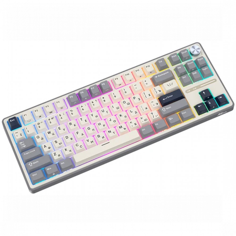 Клавиатура Royal Kludge R87 Pro Half Grey (Brown Switch) 6977576550755 Проводная, USB - миниатюра 5
