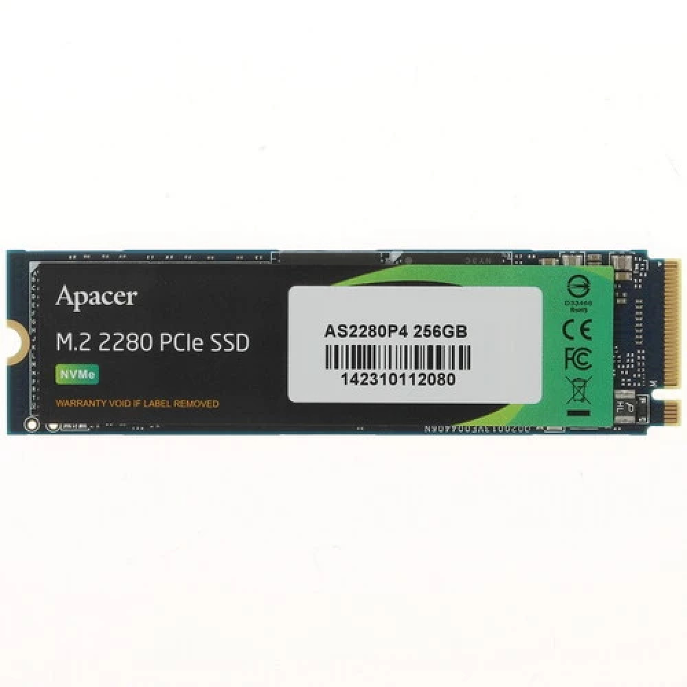 Жесткий диск Apacer AS2280P4 AP256GAS2280P4-1 SSD (твердотельные), 256 ГБ, M.2, PCIe — фото товара