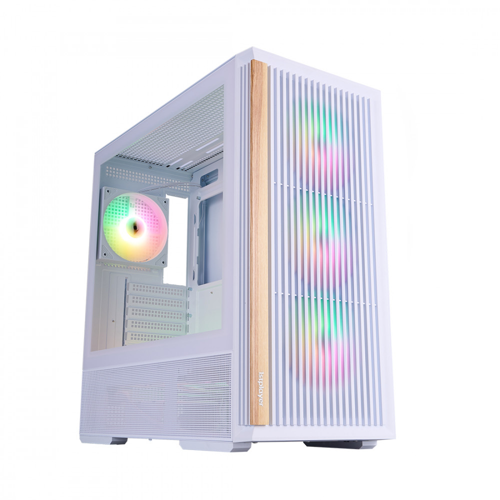 Корпус 1STPLAYER WD7 White WD7-WH-4FA7-W-2FA7R-W Mid-Tower — фото товара
