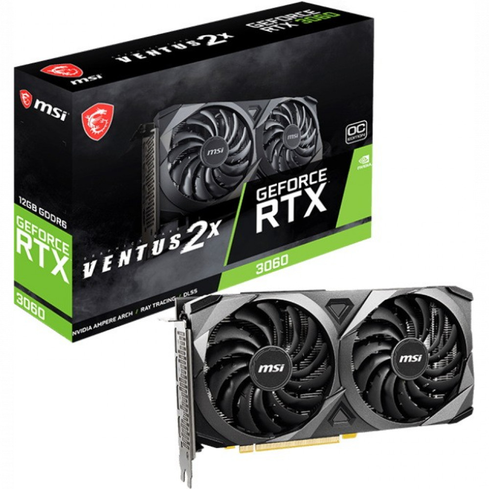 Видеокарта MSI RTX 3060 VENTUS 2X 12G OC 12 ГБ - миниатюра 5
