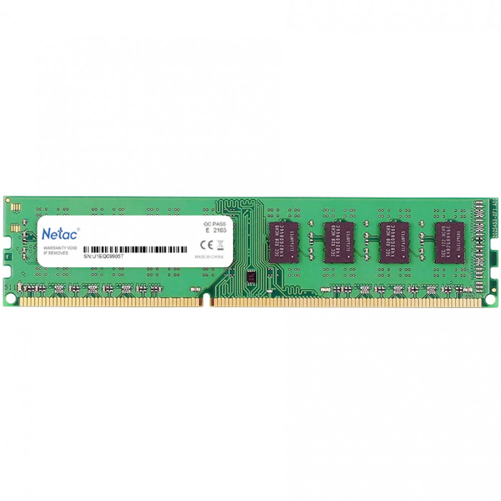 ОЗУ Netac Basic NTBSD3P16SP-08 DIMM, DDR3, 8 Гб, 1600 МГц — фото товара