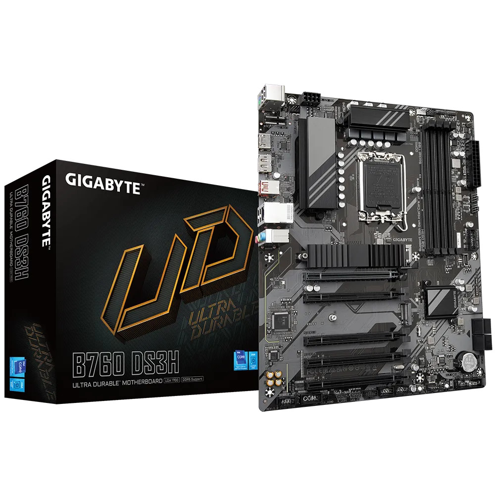 Материнская плата Gigabyte B760 DS3H ATX, LGA 1700 - миниатюра 3