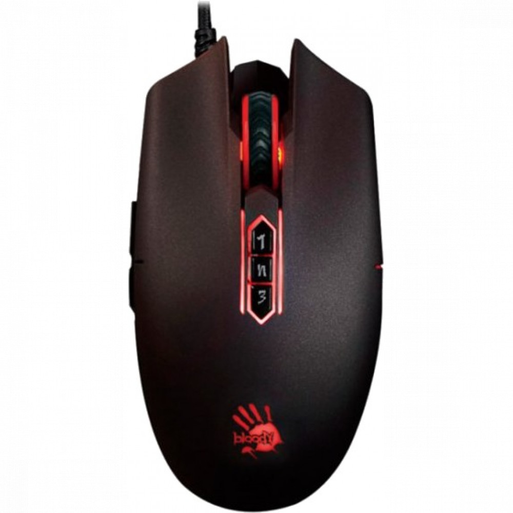 Мышь A4Tech Bloody P80 PRO STONE BLACK ACTIVATED Игровые, Проводная — фото товара