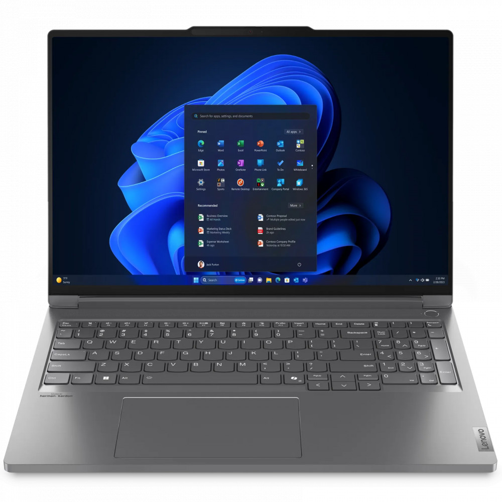 Ноутбук Lenovo ThinkBook 16p G5 IRX 21N5001URU 16 ", WQXGA 2560x1600 (16:10), Intel, Core i7, 16 Гб, 512 ГБ, NVIDIA GeForce RTX 4060 - миниатюра 2