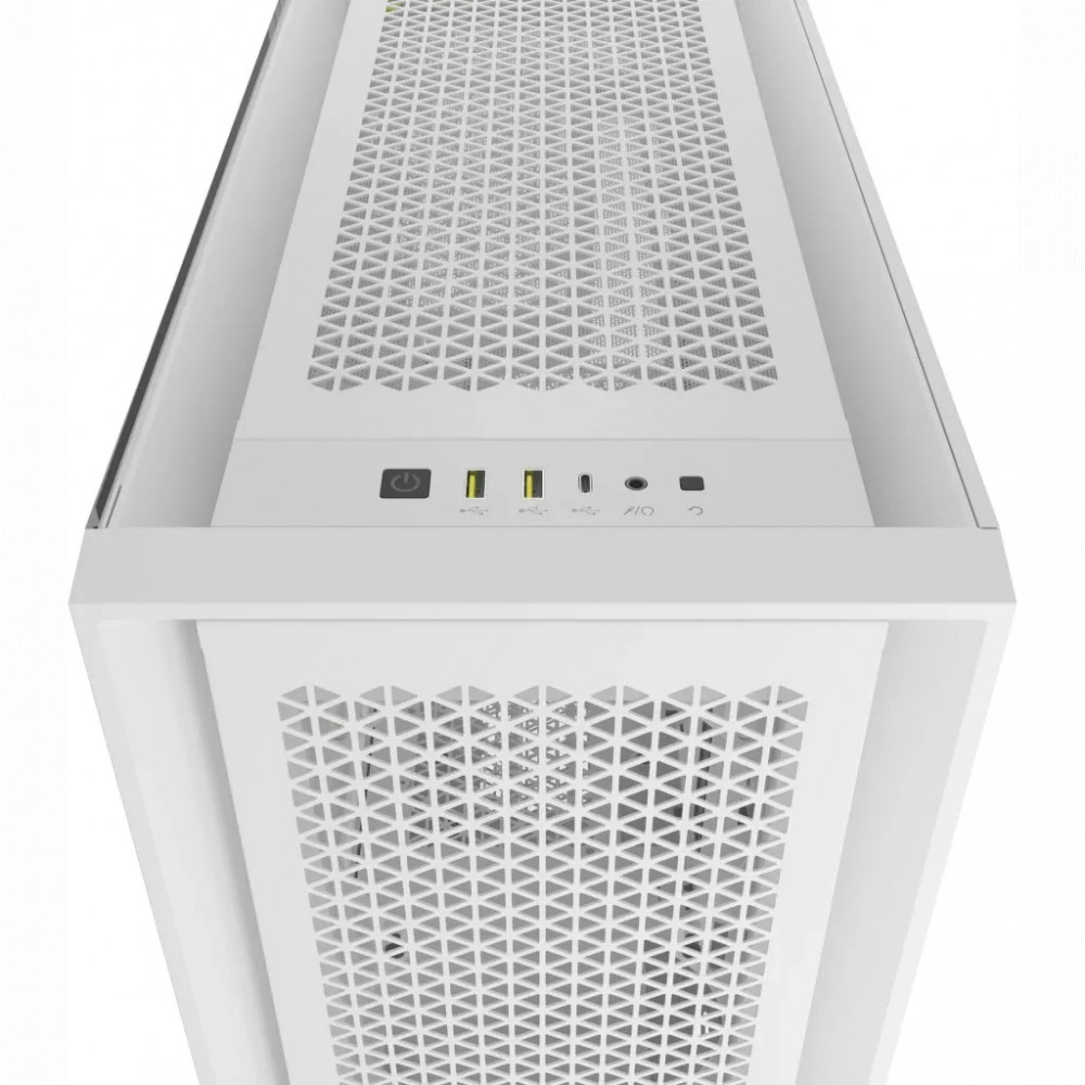 Корпус Corsair 5000D CORE Airflow White CC-9011262-WW Mid-Tower - миниатюра 2