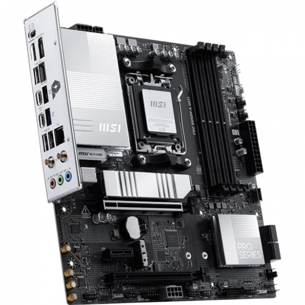 Материнская плата MSI PRO B850M-A WIFI Micro-ATX, AMD AM5 - миниатюра 2