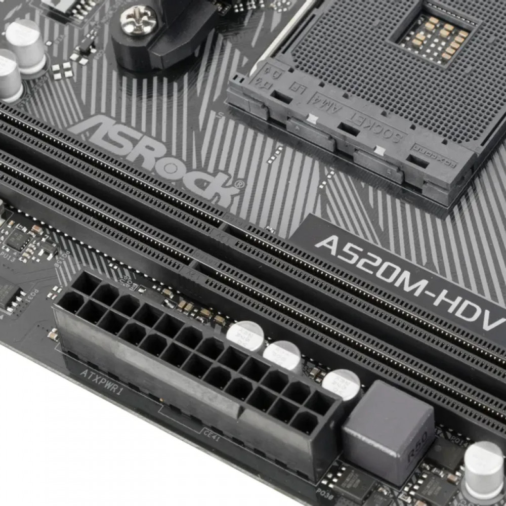 Материнская плата ASRock A520M-HDV A520M-HDV DDR4 Mini-ATX, AMD AM4 - миниатюра 10