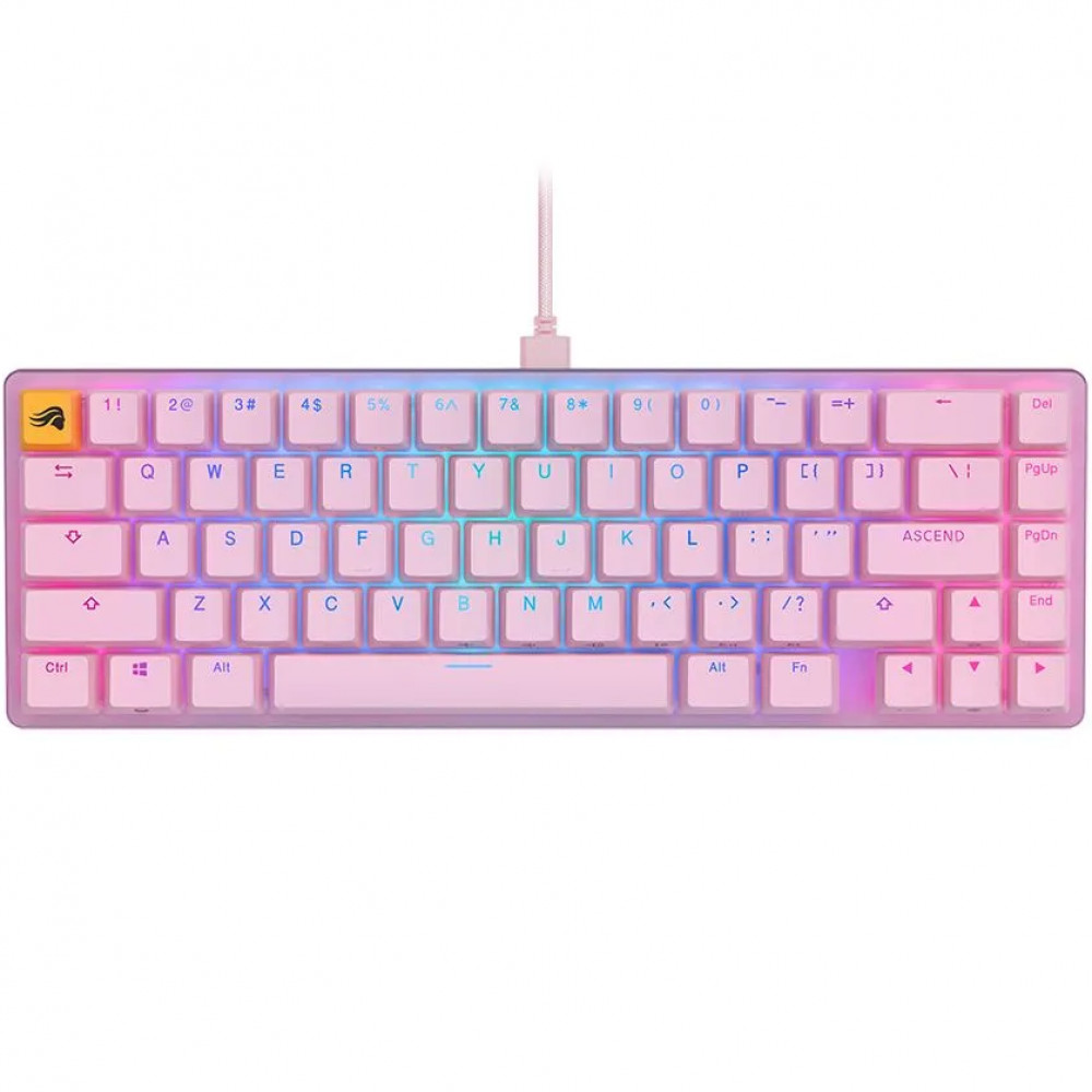 Клавиатура GLORIOUS GMMK2 Compact Pink GLO-GMMK2-65-FOX-P Проводная, USB — фото товара