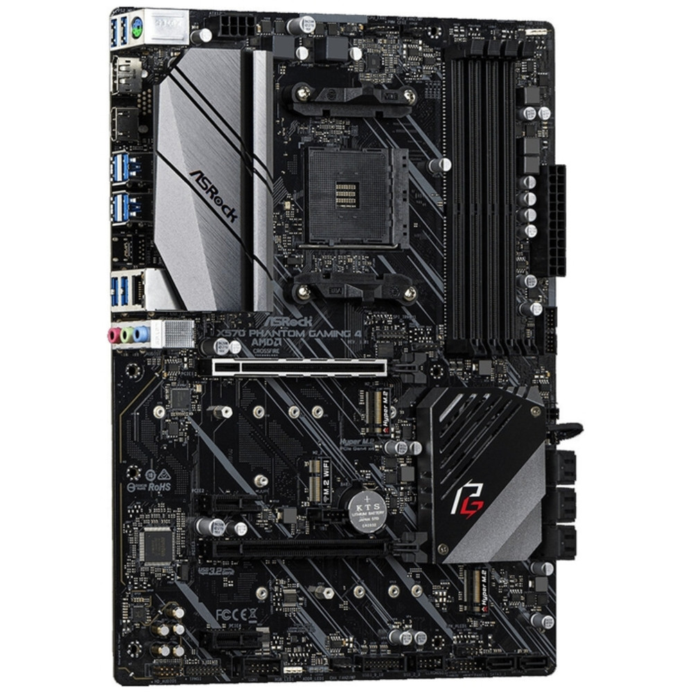 Материнская плата ASRock X570 Phantom Gaming 4 X570PHANTOMGAMING4 ATX, AMD AM4 — фото товара