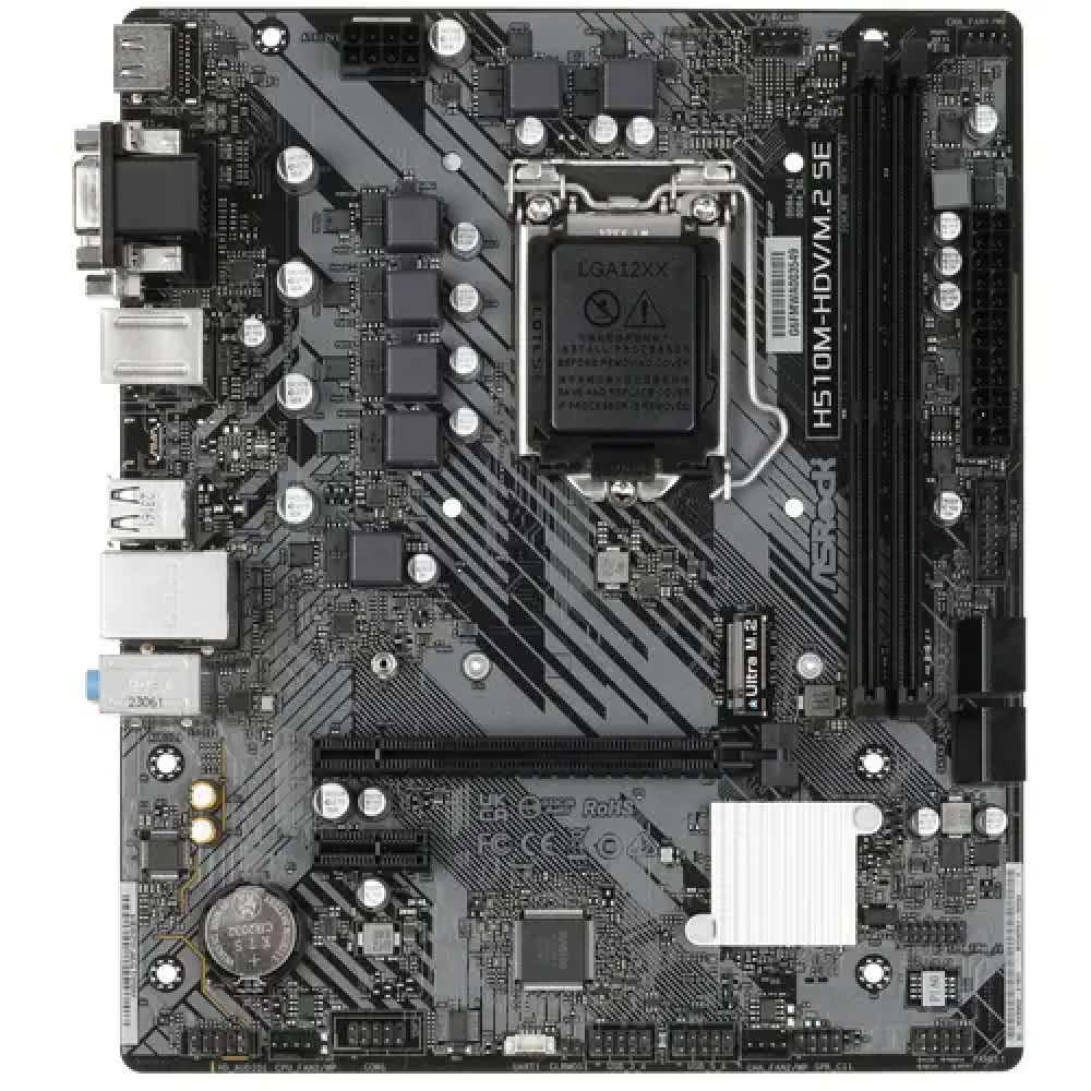 Материнская плата ASRock H510M-HDV/M.2 SE Micro-ATX, LGA 1200 — фото товара