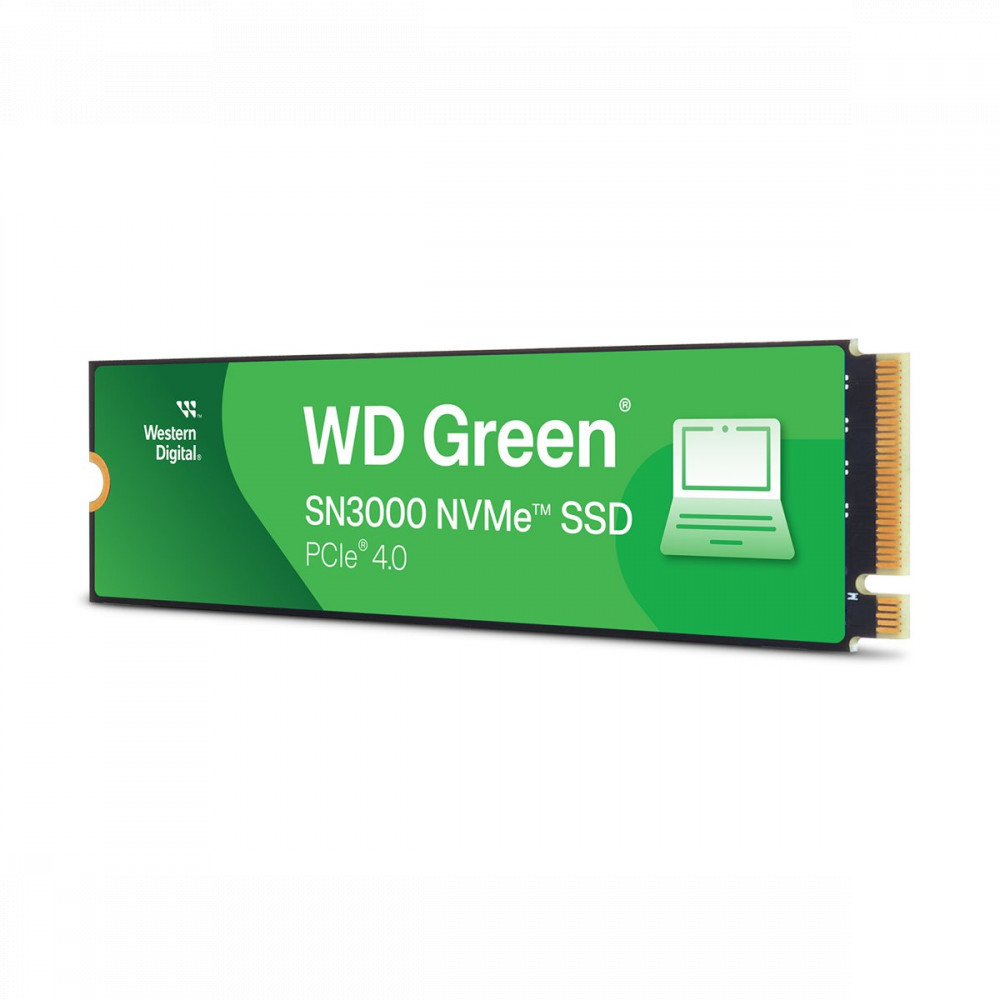 Жесткий диск Western Digital Green SN3000 WDS500G4G0E SSD (твердотельные), 500 ГБ, M.2, PCIe — фото товара