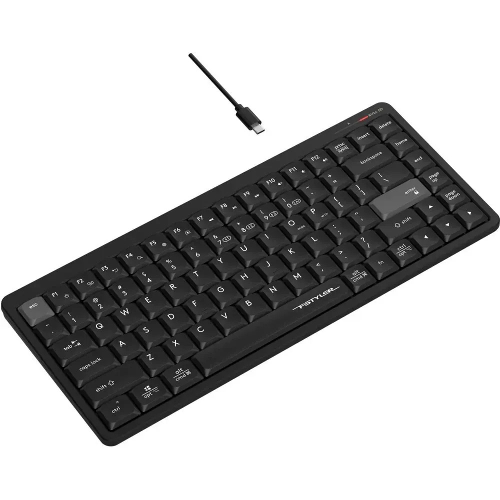 Клавиатура A4Tech Fstyler FBX53C Black Беспроводная, Bluetooth - миниатюра 2