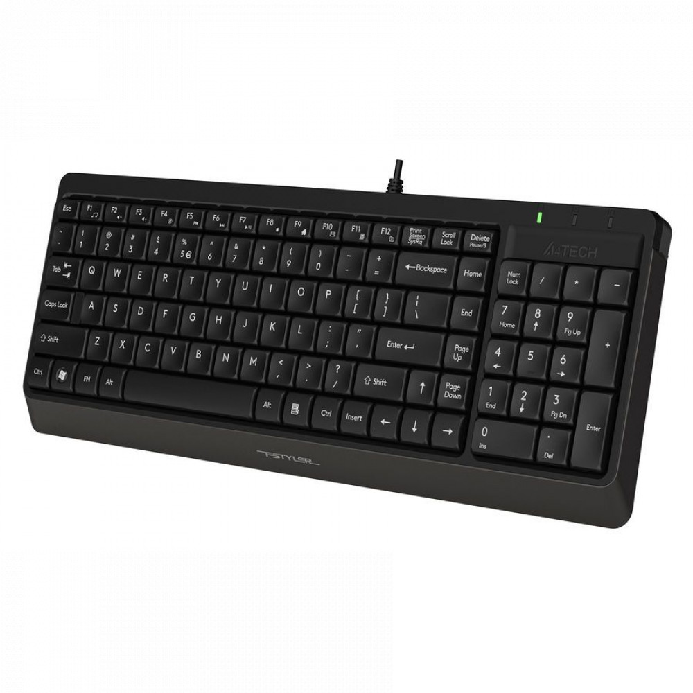 Клавиатура + мышь A4Tech Fstyler F1512 F1512 BLACK - миниатюра 4