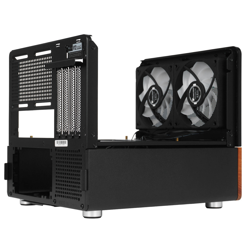 Корпус Jonsbo V12 V12 black Mini-Tower - миниатюра 3