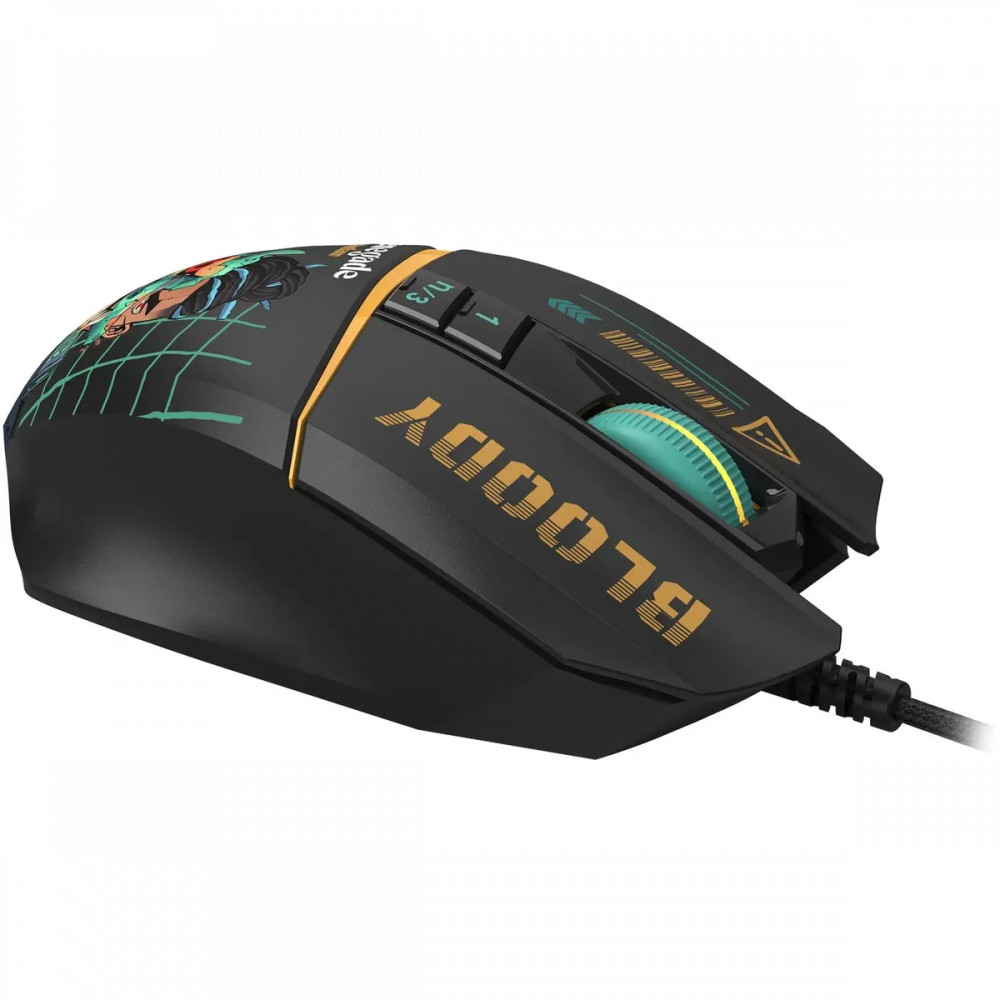 Мышь Bloody W63Max Renegade Black Midnight SAVAGE W63 MAX/ RENEGADE MIDNIGHT ACTIVATED Игровые, Проводная - миниатюра 2