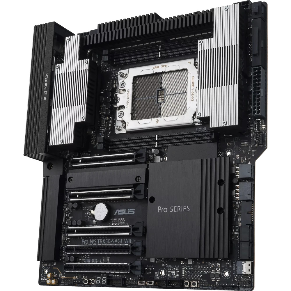 Материнская плата Asus PRO WS TRX50-SAGE WIFI AMD sTR5 - миниатюра 3