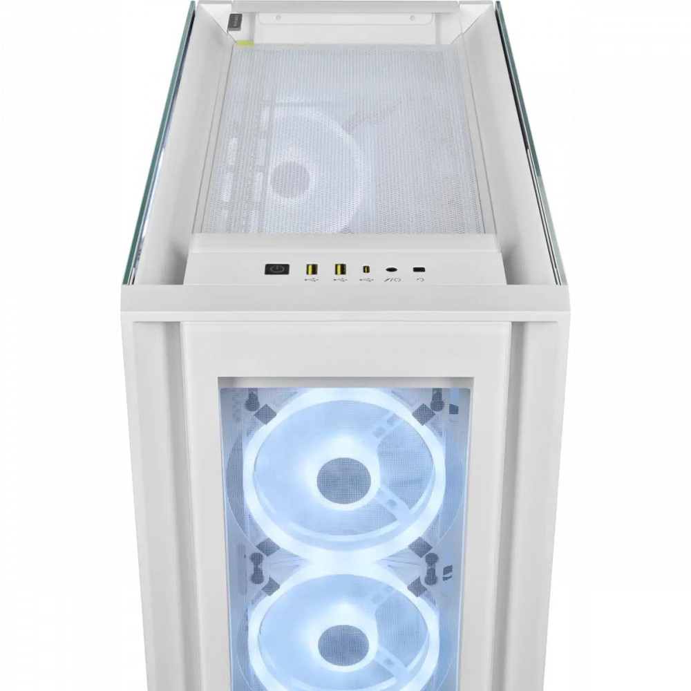 Корпус Corsair iCUE 5000X RGB QL Edition White CC-9011233-WW Mid-Tower - миниатюра 3