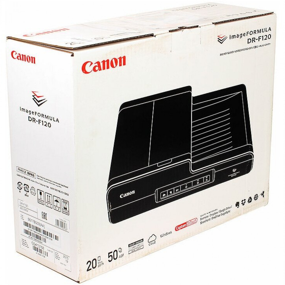 Планшетный сканер Canon imageFORMULA DR-F120 9017B003 A4, Цветной, CIS - миниатюра 8