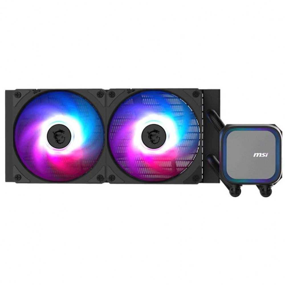 Система охлаждения MSI MAG CORELIQUID A13 240 2x ARGB Fan 306-7ZWCA11-L80 Для процессора — фото товара