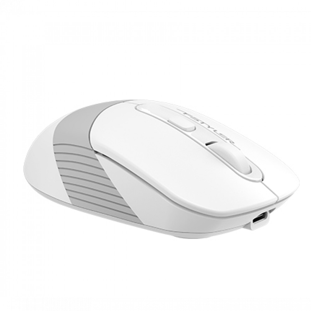 Мышь A4Tech FB10C GRAYISH WHITE Бюджетные, Беспроводная - миниатюра 2
