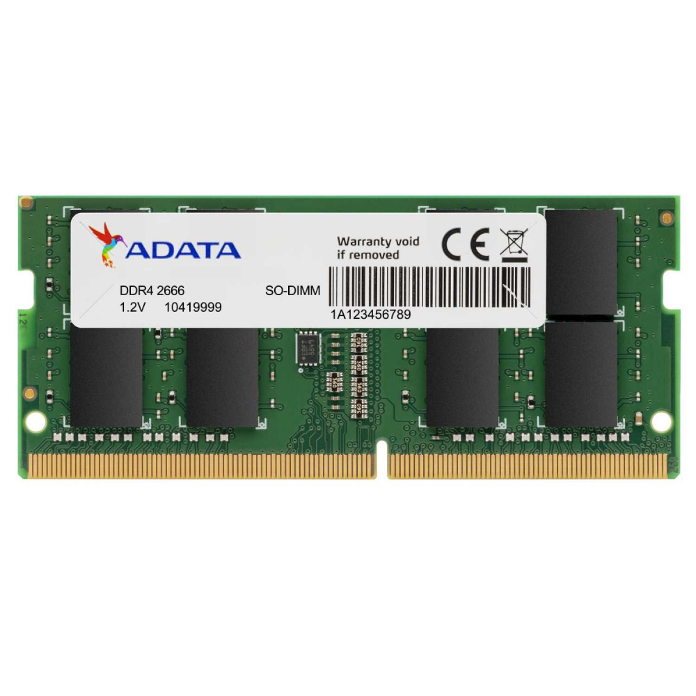 ОЗУ ADATA AD4S26668G19-BGN SO-DIMM, DDR4, 8 Гб, 2666 МГц — фото товара