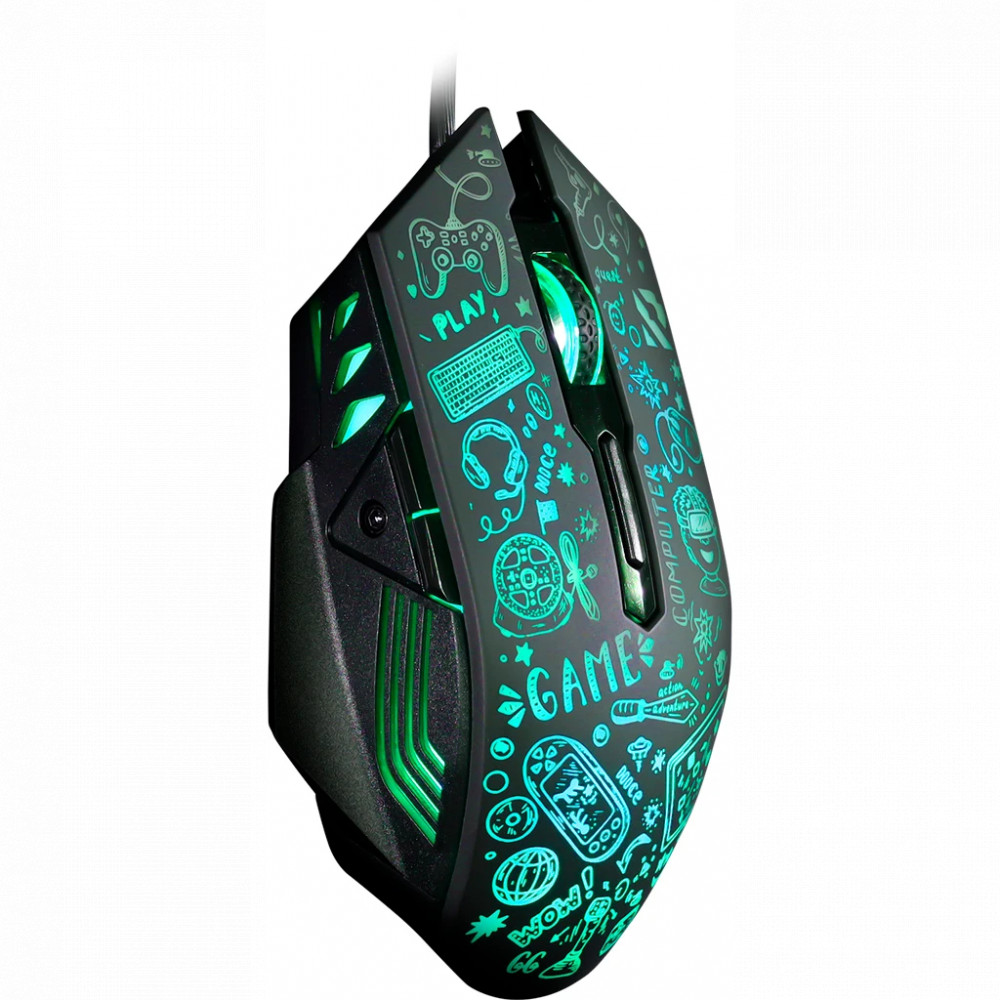 Мышь SmartBuy RUSH X15 Black SBM-745G-K Игровые, Проводная - миниатюра 2