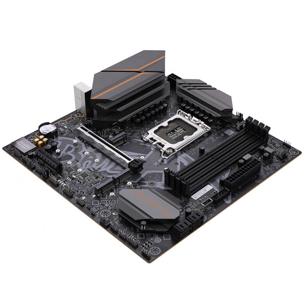Материнская плата Colorful BATTLE-AX B760M-PLUS D5 V20 Micro-ATX, LGA 1700 - миниатюра 3