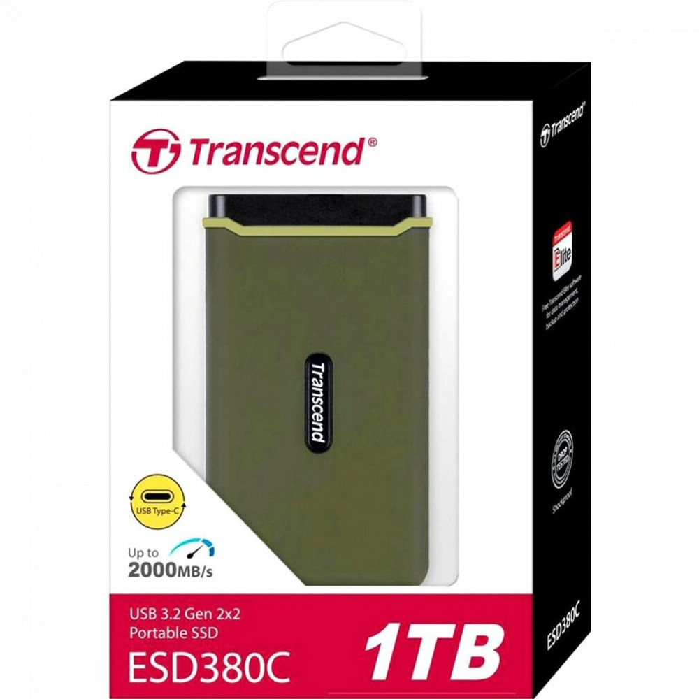 Внешние накопители Transcend External SSD ESD380C TS1TESD380C 1 ТБ - миниатюра 4
