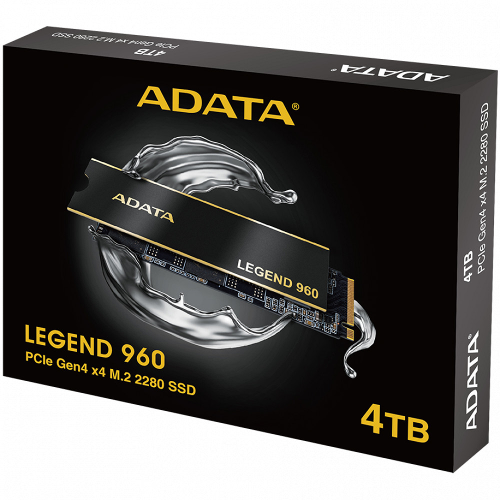 Жесткий диск ADATA SSD LEGEND 960 4000GB M.2 ALEG-960-4TCS SSD (твердотельные), 4 ТБ, M.2, PCIe - миниатюра 7