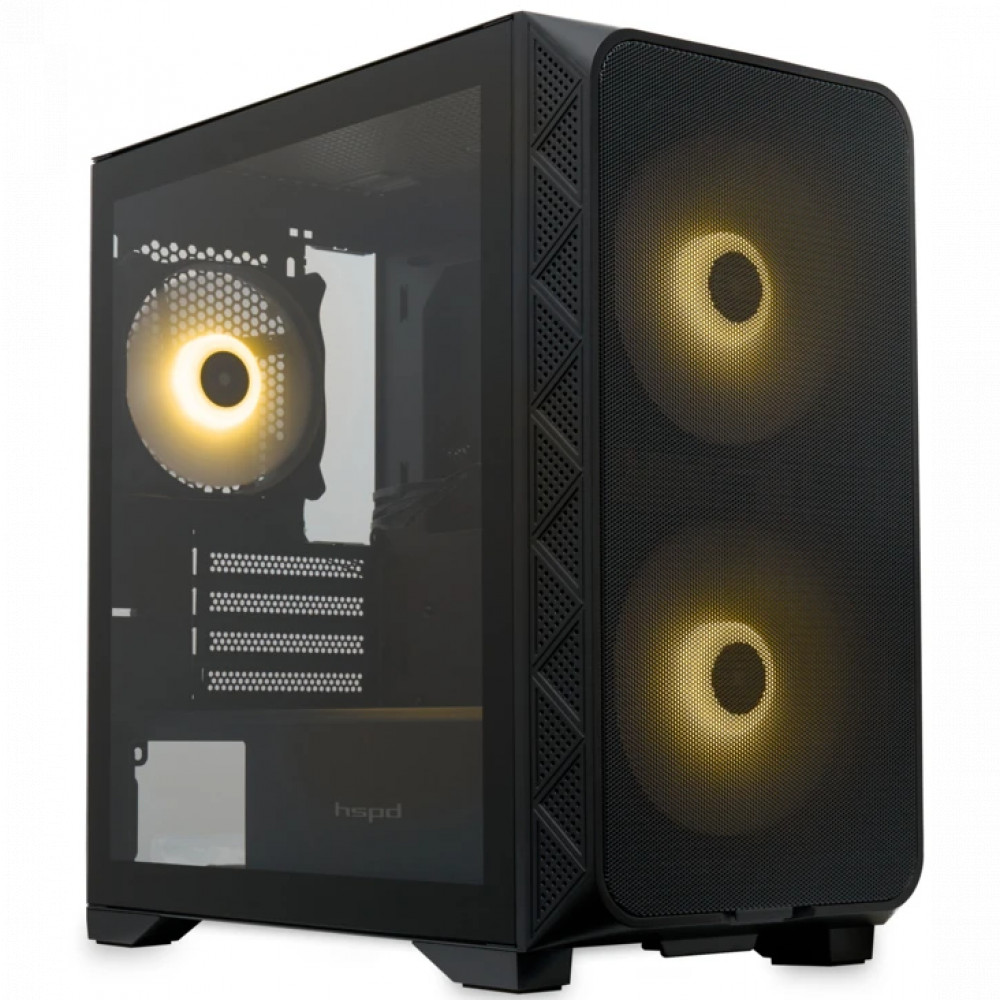 Корпус HSPD M321-TGBK-ARGB Mini-Tower — фото товара