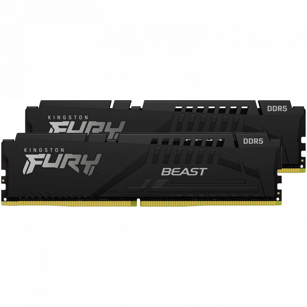 ОЗУ Kingston Fury Beast KF560C36BBE2K2-64 DIMM, DDR5, 64 Гб (2 х 32 Гб), 6000 МГц — фото товара