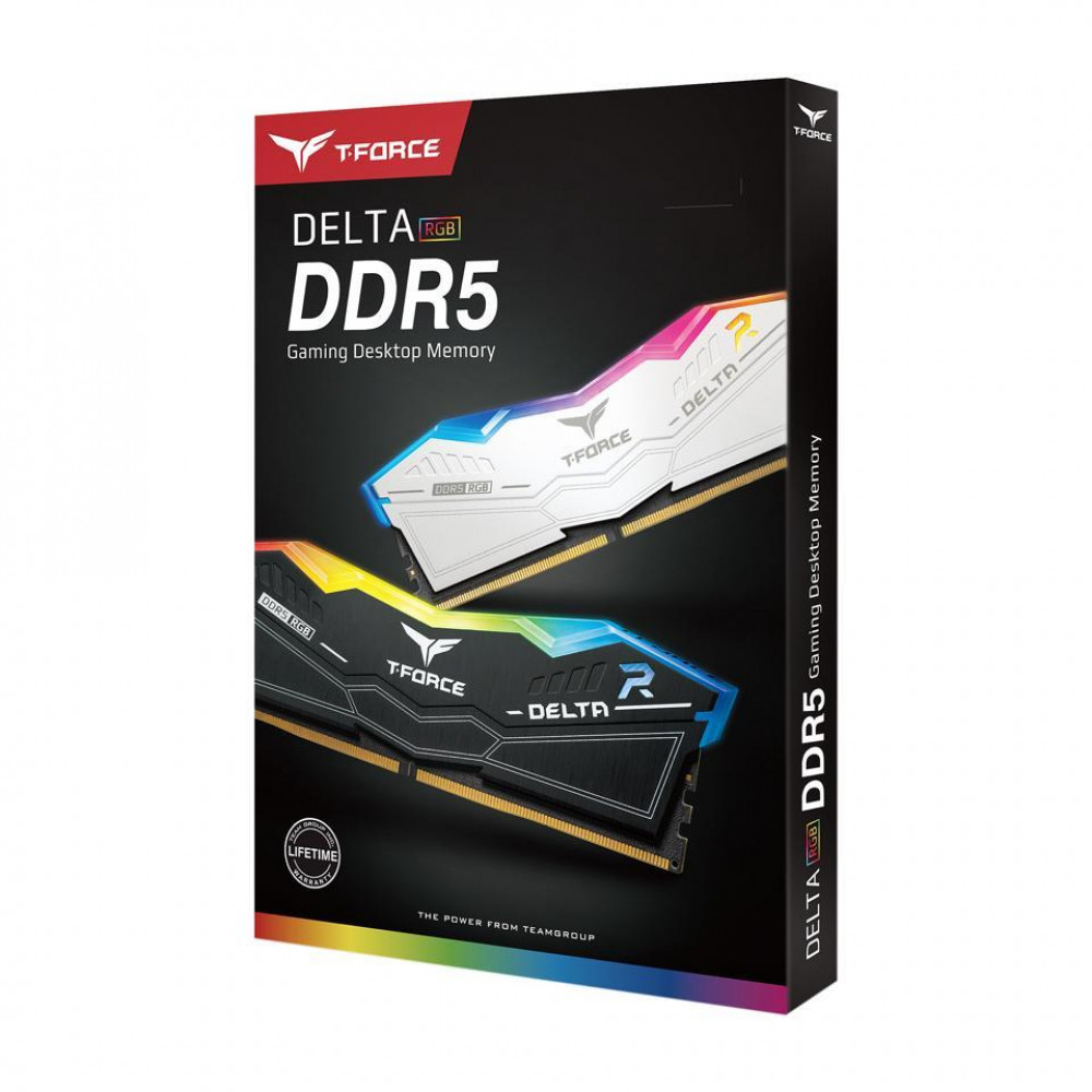 ОЗУ Team Group DELTA RGB FF3D532G6000HC38ADC01 DIMM, DDR5, 32 Гб (2 х 16 Гб), 6000 МГц - миниатюра 2