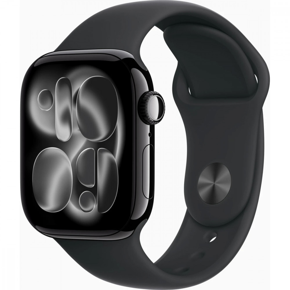 Apple Watch Series 11 42mm Jet Black Aluminium Case With Black Sport Band M/L MEQU4X/A Смарт-часы — фото товара