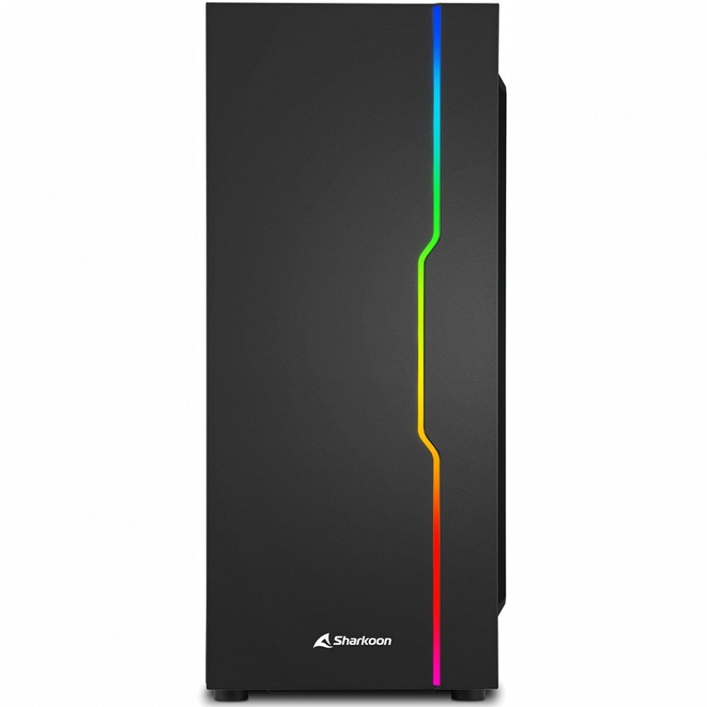 Корпус Sharkoon RGB SLIDER BLACK RGB SLIDER bk Mid-Tower - миниатюра 2