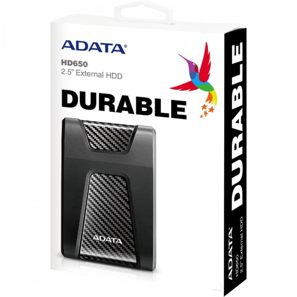 Внешние накопители A-Data HD650 DashDrive Durable 2.5" AHD650-1TU31-CBK 1 ТБ - миниатюра 4