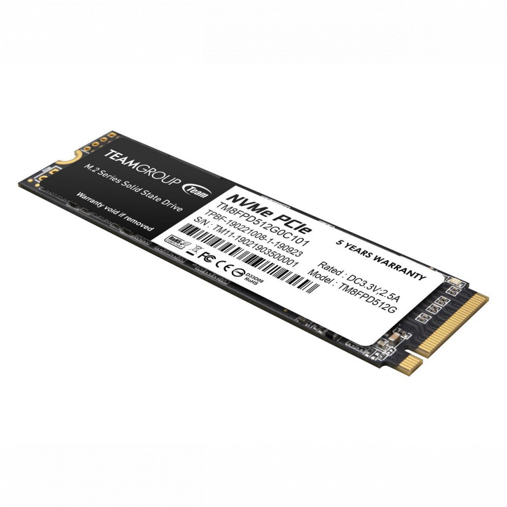 Жесткий диск Team Group MP33 PRO TM8FPD512G0C101 SSD (твердотельные), 512 ГБ, M.2, PCIe - миниатюра 3