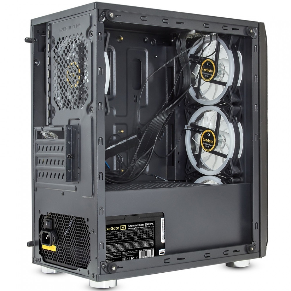 Корпус ExeGate Mistery R3-NPX600 EX294479RUS Mini-Tower - миниатюра 2