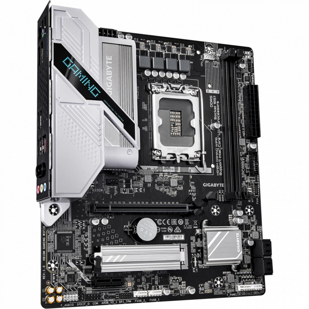 Материнская плата MSI H810M GAMING WIFI6E Micro-ATX, LGA 1851 - миниатюра 2