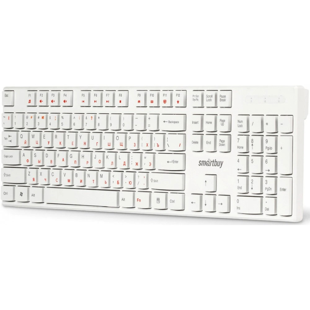 Клавиатура SmartBuy ONE 238 SBK-238U-W Проводная, USB - миниатюра 2