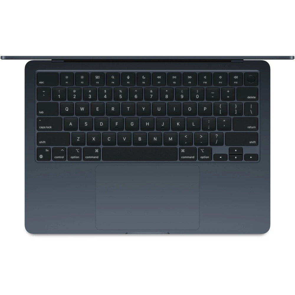 Ноутбук Apple MacBook Air 13 Midnight (M4, 2025) (MW133LL/A) 13.6 ", WQXGA 2560x1664 (16:10), Apple, M4 series, 16 Гб, 512 ГБ, Apple M4 10-core, Mac OS - миниатюра 2