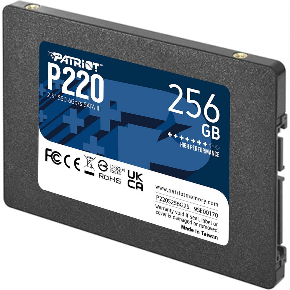 Жесткий диск Patriot P220 P220S256G25 SSD (твердотельные), 256 ГБ, 2.5 дюйма, SATA - миниатюра 3