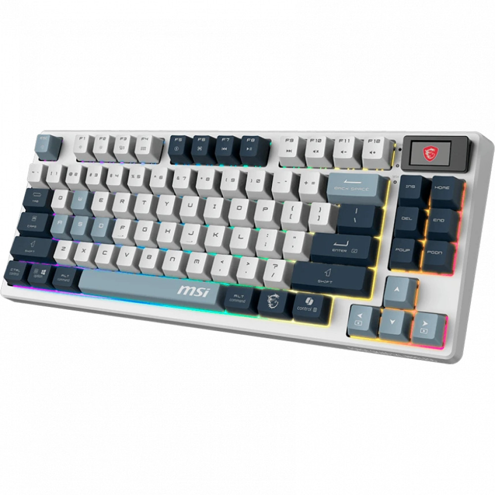 Клавиатура MSI Forge GK600 White S11-43RUP01-HH9 Беспроводная, Bluetooth - миниатюра 3