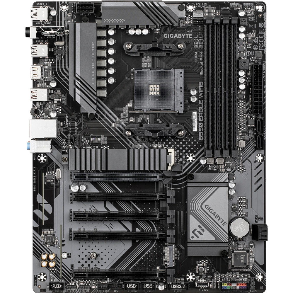 Материнская плата Gigabyte B550 EAGLE WIFI6 ATX, AMD AM4 — фото товара